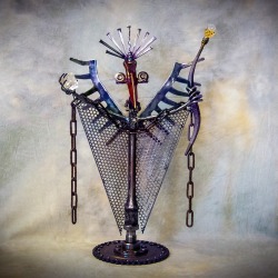 B Metal Sculpture Art
